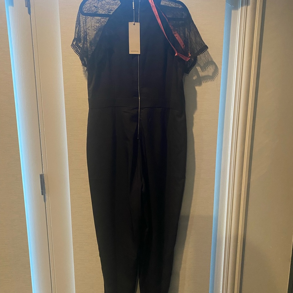 Elegant Black Lace Jumpsuit